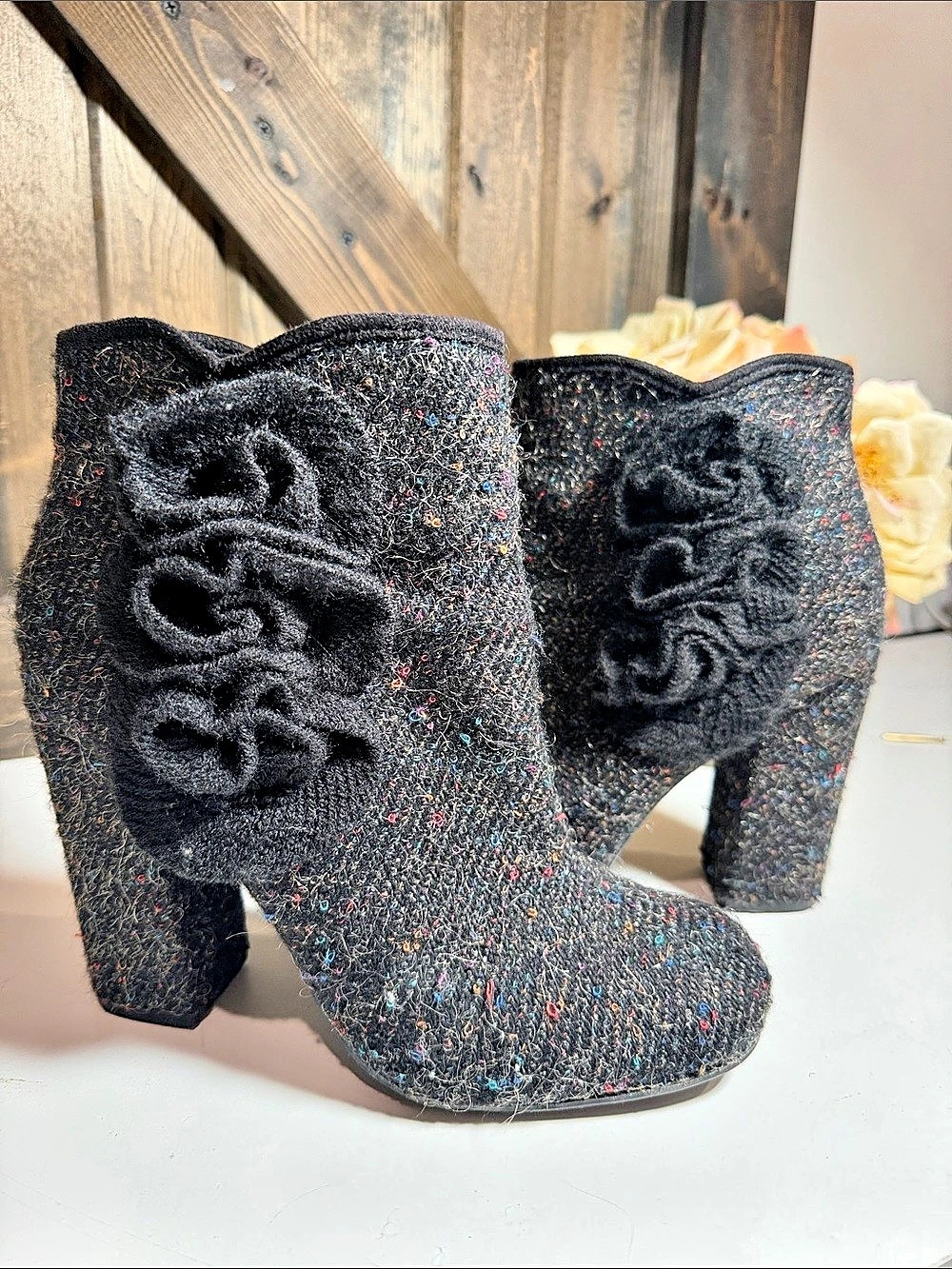 Rocket Dog Walden Heeled Boots Black US 7.5